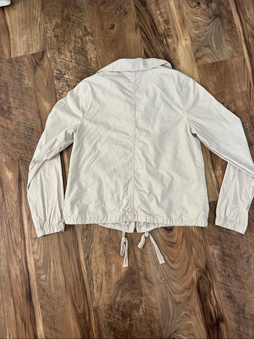 Old Navy Light Cream Utility Windbreaker Jacket - Picture 3 of 3